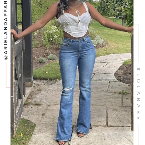 Miss Lola flare Jeans - Picture 2 of 9